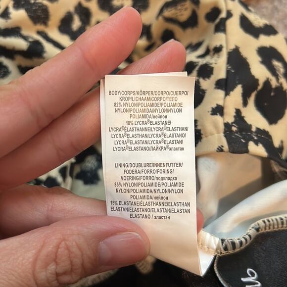 Maxine of Hollywood One Piece Swimming Dip in Wild Women Dress Size 10 - Picture 7 of 7